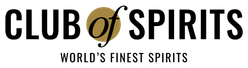 Ein elegantes Logo mit dem Schriftzug 'Club of Spirits' in einer stilvollen Schriftart.